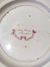 Load image into Gallery viewer, Historical Staffordshire Pink Transfer Soup Plate Boston State House Ca. 1825