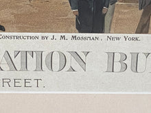 Load image into Gallery viewer, Large Folio Lithograph Print New York Clearing House Association Building