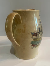 Load image into Gallery viewer, Staffordshire Creamware Liverpool Pitcher American Milita And Ship Ca. 1800