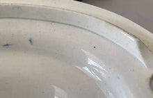 Load image into Gallery viewer, Historical Staffordshire Blue Large Soup Tureen Dix Cove On The Gold Coast 1825