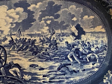 Load image into Gallery viewer, Historical Staffordshire Picketts Charge Gettysburg Platter Ca. 1900