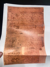 Load image into Gallery viewer, Signed Partial letter of George Washington First President Framed with Currier & Ives Print