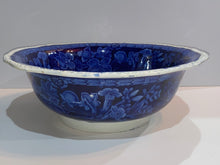 Load image into Gallery viewer, Historical Staffordshire Blue Wash Bowl Arms Of Maryland Ca. 1825 Transfer