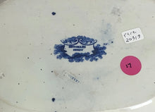 Load image into Gallery viewer, Historical Staffordshire Blue Platter Brooklyn Ferry New York Rare View