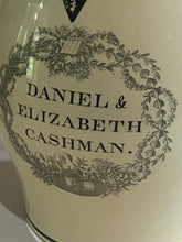 Load image into Gallery viewer, Staffordshire Creamware Liverpool Pitcher Huge Washington Chain States Ca. 1800