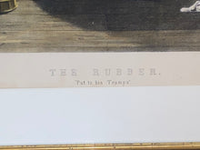 Load image into Gallery viewer, Original N. Currier & Ives Print The Rubber - Put To His Trumps Medium Playing Cards