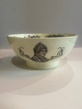 Load image into Gallery viewer, Staffordshire Creamware Liverpool Bowl Polychrome American Ship Franklin and Washington