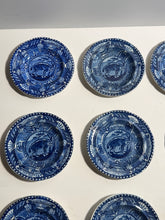 Load image into Gallery viewer, Staffordshire Blue Transfer Cup Plate Quadrupeds Hyena Ca. 1825