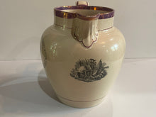 Load image into Gallery viewer, Staffordshire War of 1812 Navel Heros and Army Heros Pitcher