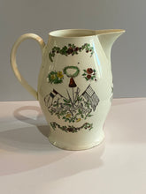 Load image into Gallery viewer, Staffordshire Creamware Liverpool pitcher with “The Union of the Two Great Republics”