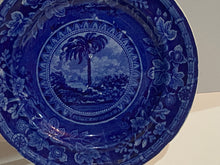 Load image into Gallery viewer, Historical Staffordshire Blue Plate Arms of South Carolina