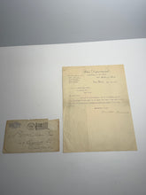 Load image into Gallery viewer, Theodore Roosevelt Police Commissioner New York Letterhead Signed Letter 1897