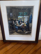 Load image into Gallery viewer, Original N. Currier & Ives Print The Rubber - Put To His Trumps Medium Playing Cards