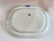 Load image into Gallery viewer, Historical Staffordshire Blue Platter View of Lake George New York Ca. 1825