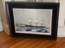 Load image into Gallery viewer, Original N. Currier & Ives Print Clipper Ship Red Jacket Large New/Old 50