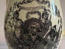 Load image into Gallery viewer, Staffordshire Creamware Liverpool Pitcher Marquis Cornwallis Map Ireland 1800