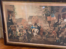 Load image into Gallery viewer, Original Lithograph Large Print Of Entrance To New York Washington Ca. 1850