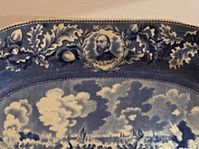 Load image into Gallery viewer, Historical Staffordshire Picketts Charge Gettysburg Platter Ca. 1900