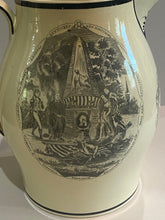 Load image into Gallery viewer, Staffordshire Creamware Liverpool Pitcher Huge Washington Chain States Ca. 1800