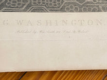 Load image into Gallery viewer, Large Folio 19th Century Engraving Of George Washington President Gilbert Stuart