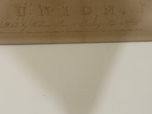 Load image into Gallery viewer, Large Folio Engraving “Union” H. S. Saddler Constitution United States