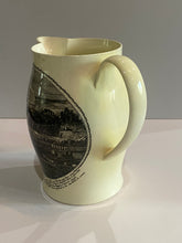 Load image into Gallery viewer, Staffordshire Creamware Liverpool Pitcher American Frigate Constellation Ship Building Scene