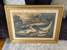 Load image into Gallery viewer, Original Currier & Ives Print Large Folio American Game Fish