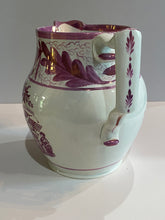 Load image into Gallery viewer, Historical Staffordshire Peace, Plenty and Independence and Success to the United States Pink Luster Pitcher Ca. 1820