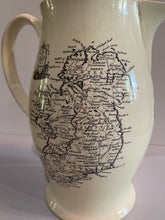 Load image into Gallery viewer, Staffordshire Creamware Liverpool Pitcher Marquis Cornwallis Map Ireland 1800