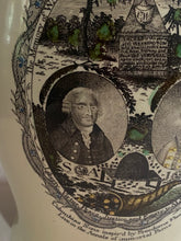 Load image into Gallery viewer, Staffordshire Creamware Liverpool Pitcher Proscribed Patriots with Jefferson Eagle and Ship