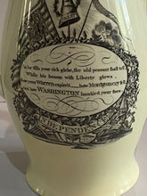 Load image into Gallery viewer, Staffordshire Creamware Liverpool Pitcher Map of East Coast Warren Poem