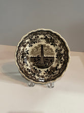Load image into Gallery viewer, Historical Staffordshire Bunker Hill Monument Plate Brown Transfer