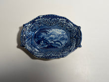 Load image into Gallery viewer, Staffordshire Quadrupeds Relish Dish Rabbit and Weasel Ca. 1825