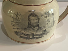 Load image into Gallery viewer, Staffordshire War of 1812 Pitcher Decatur and Brown Odd Form Ca. 1815