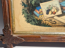 Load image into Gallery viewer, Original Currier Ives God Bless Our School Print Reward Of Merit
