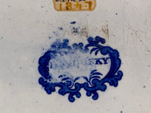 Load image into Gallery viewer, Historical Staffordshire Blue Platter View of Sandusky Ohio Ca. 1825