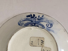 Load image into Gallery viewer, Historical Staffordshire Blue Copy Hand Painted Cup Plate Mitchell and Freemans Cybis 1950’s