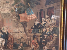 Load image into Gallery viewer, Original Lithograph Large Print Of Entrance To New York Washington Ca. 1850