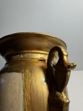 Load image into Gallery viewer, 19th Century Porcelain Vase Urn Hand Painted Benjamin Franklin Portrait Florals