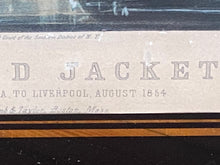 Load image into Gallery viewer, Original N. Currier & Ives Print Clipper Ship Red Jacket Large New/Old 50