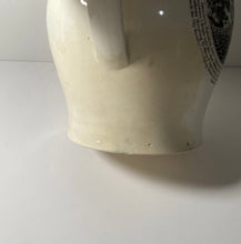Load image into Gallery viewer, Staffordshire Creamware Liverpool Pitcher With Commodore Preble Eagle