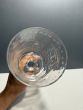 Load image into Gallery viewer, Vernay Tercentenary Glass 300 Years Of Rhode Island Goblet Etched State Seal