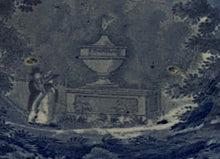 Load image into Gallery viewer, Historical Staffordshire Cup and Saucer Franklins Tomb By Phillips 1825