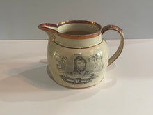 Load image into Gallery viewer, Staffordshire War of 1812 Pitcher Decatur and Brown Odd Form Ca. 1815
