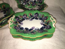 Load image into Gallery viewer, Staffordshire Davenport Dessert set in the "Nectarine" pattern circa 1850