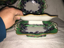 Load image into Gallery viewer, Staffordshire Davenport Dessert set in the "Nectarine" pattern circa 1850