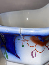 Load image into Gallery viewer, Staffordshire Gaudy Ironstone Pinwheel Pattern Large Pitcher Ca. 1850