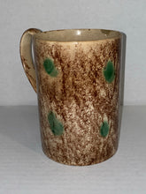 Load image into Gallery viewer, Staffordshire Creamware Whieldon Tankard Ca. 1790’s Brown Green