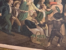 Load image into Gallery viewer, Original Lithograph Large Print Of Entrance To New York Washington Ca. 1850
