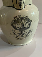 Load image into Gallery viewer, Staffordshire George Washington and General Lafayette Republicans Pitcher 9”
